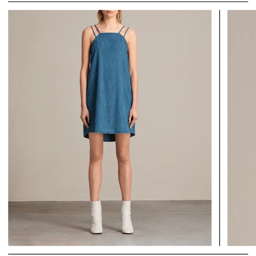 All Saints Denim Mini Dress